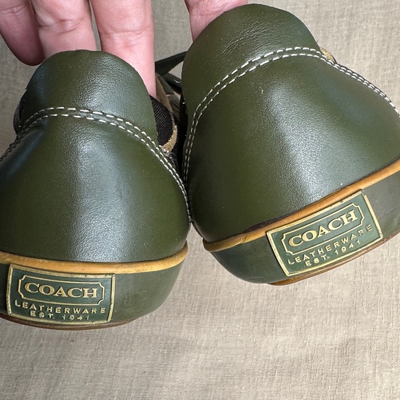 Coach Barrett Sneakers Olive Green - Picture 8 of 9